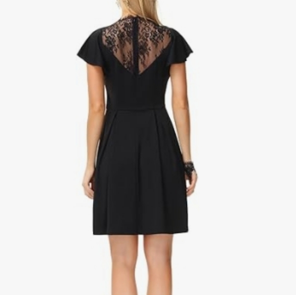 NWT Scarlett Darkness Black Skater Lace Detail Dress 3x - Picture 3 of 3